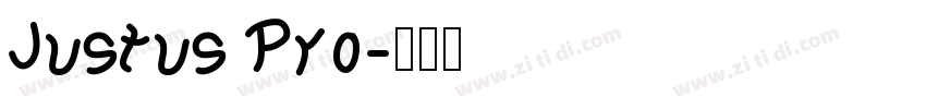Justus Pro字体转换